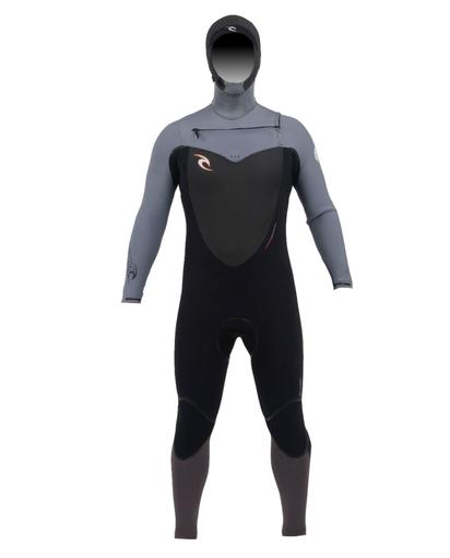 FLASH BOMB HOODED CHEST ZIP 5/4